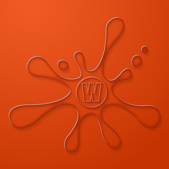 ikona plama wody wektor © vempireart