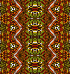 ethnic striped seamless tribal  pattern 