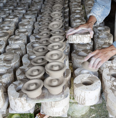 Porcelain clay, porcelain production