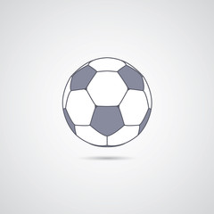 Soccer ball icon.