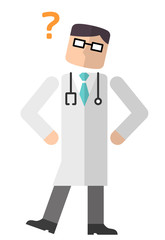 医師：疑問
