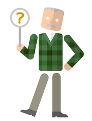 シニア男性：回答　わからない
