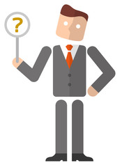 ビジネスマン：回答　わからない
