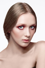 Fototapeta premium Fashion blond girl portrait