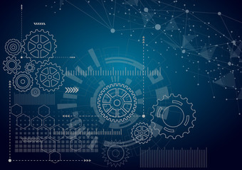 Abstract Technology Background