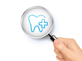 Dental care icon sign