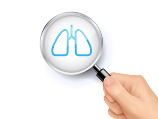 Lung icon sign