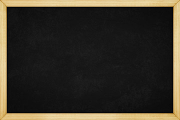blackboard with wooden frame, for background texture with copy s