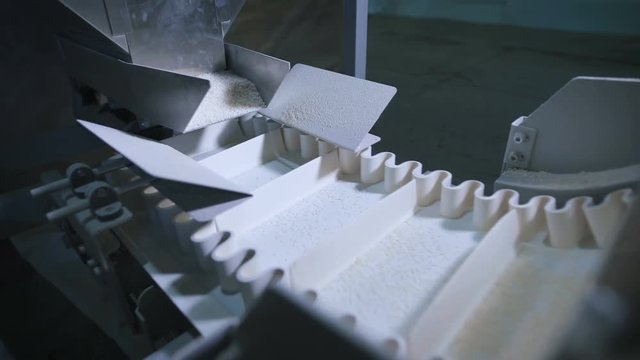 Factory for packing of cereals and other food products. There packing rice.