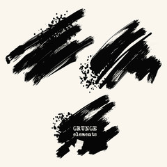 Vector grunge brushes