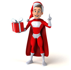 Fun superhero - 3D Illustration