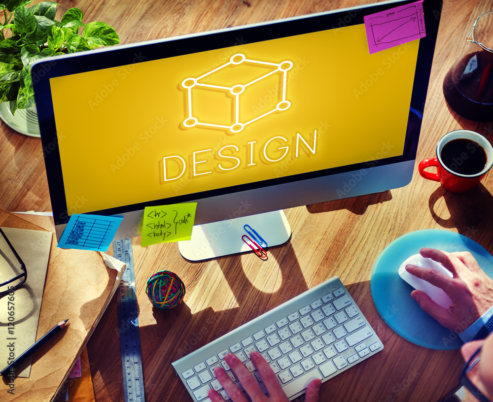 Poster art notion scheme thought vision visual graphic concept