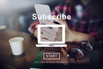 Subscribe Advertising Marketing Membership Concept