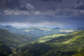 Naklejka premium carpatians mountains