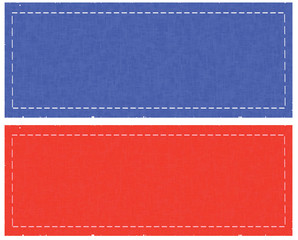 Blank textured label. Fragment of texture with pure label for yo