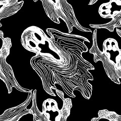 ghost seamless pattern