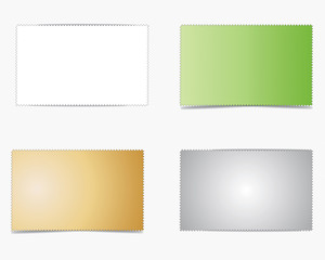 Various notes paper.Vector set,eps10