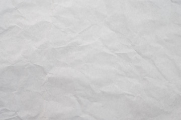 White crumpled paper