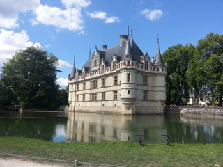 Fototapeta na wymiar Chateau Azay le Rideau, Chateaux de la Loire