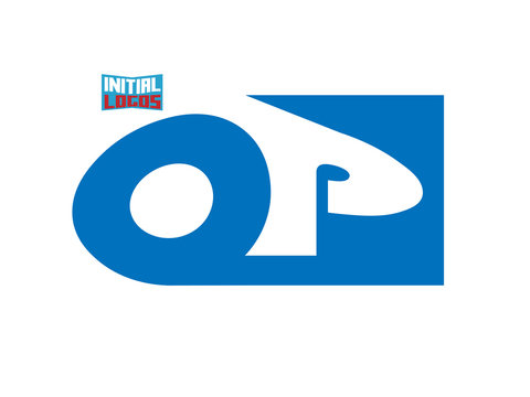 OP Initial Logo for your startup venture.vector illustrator
