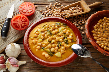 Potaje de Garbanzos chickpea stew Spain © lunamarina