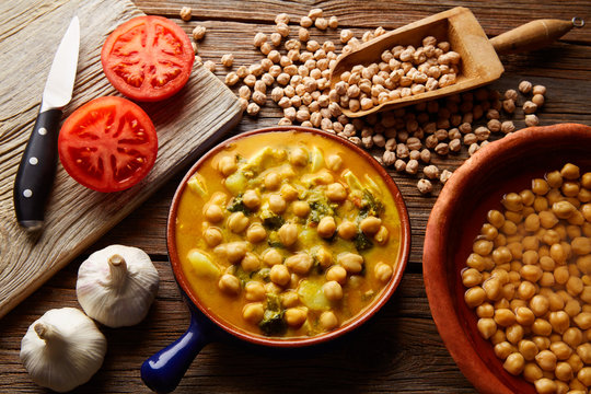 Potaje de Garbanzos chickpea stew Spain