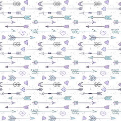 Seamless pattern with arrows.