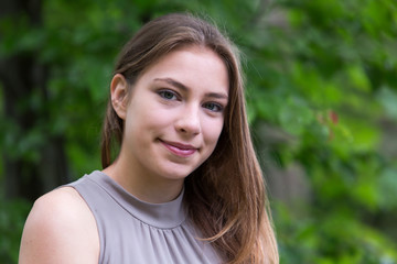 Naklejka premium Portret nastolatka