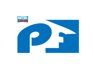 PF Initial Logo for your startup venture