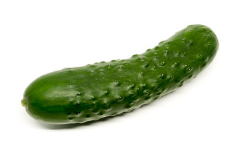 Cucumber on white