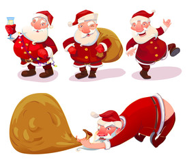 Collection of Santa Claus