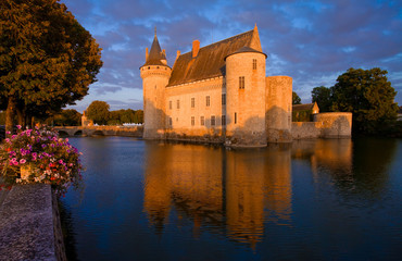 Fototapeta na wymiar Sully-sur-Loire, château de la Loire