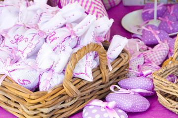 Lavender sachets on Provence market in France
