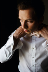 Handsome young  groom