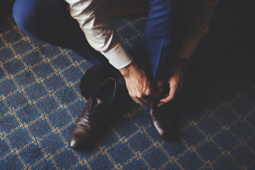Handsome young  groom