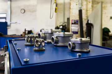 Valves in the workshop
