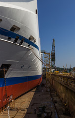 Naklejka premium The dry dock