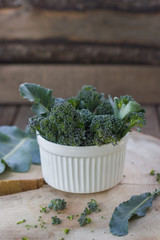 concept of healthy eating bunch of broccoli