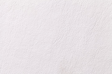 White leather texture background with pattern, closeup.