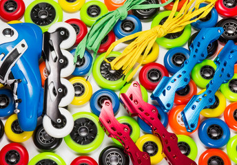 Roller skating, wheel, frame 