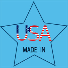 Made in USA sign
