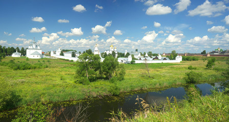Summer landscape in Suzdal