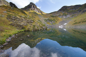 Mountain lake in Abkhazia. Caucasus.