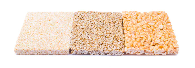 Gozinaki: sunflower seeds, the peanut, sesame