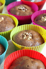 Just baked chocolate muffins..
