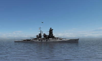 戦艦　金剛　榛名　霧島　比叡　型 © chame96