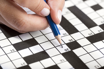 Solving Puzzle Close up