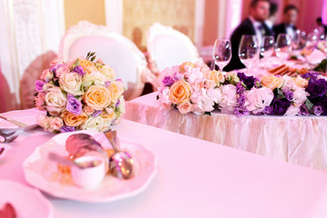 Luxury holiday or wedding  table