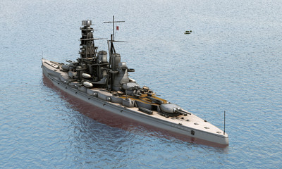 戦艦　金剛　榛名　霧島　比叡　型 © chame96