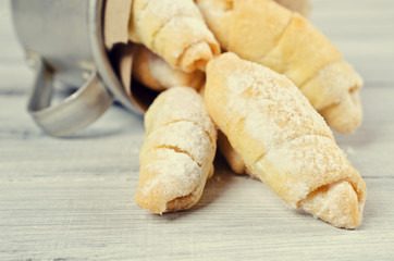Homemade cookies twisted